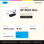 HP 654X Toner Noir compatible équivalent à CF330X · Switch : caractéristiques