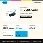 HP 656X Toner Cyan compatible équivalent à CF461X · Switch : caractéristiques