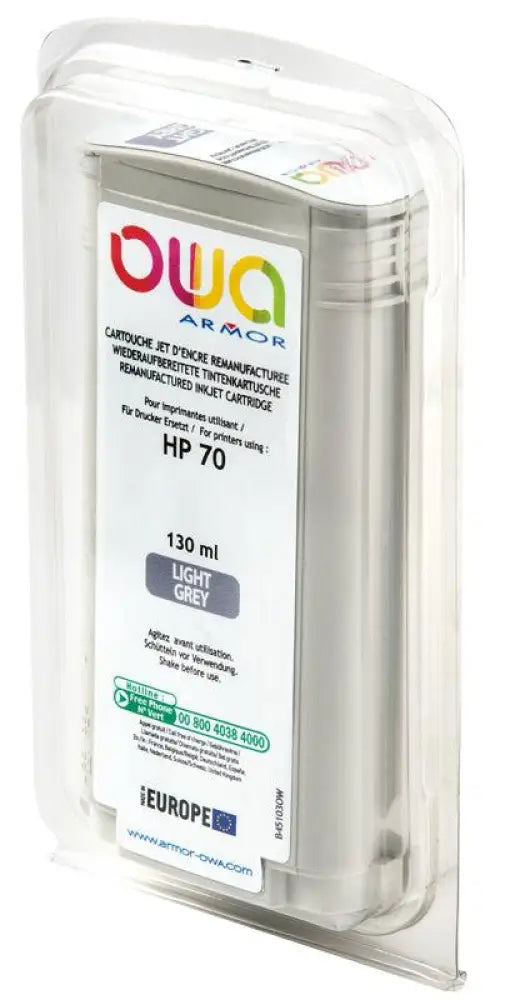 HP 70 - Cartouche compatible - Gris Clair - Jet d’encre remanufacturé OWA