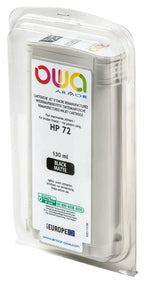 HP 72 - Cartouche compatible - Noir Mat - Jet d’encre remanufacturé OWA