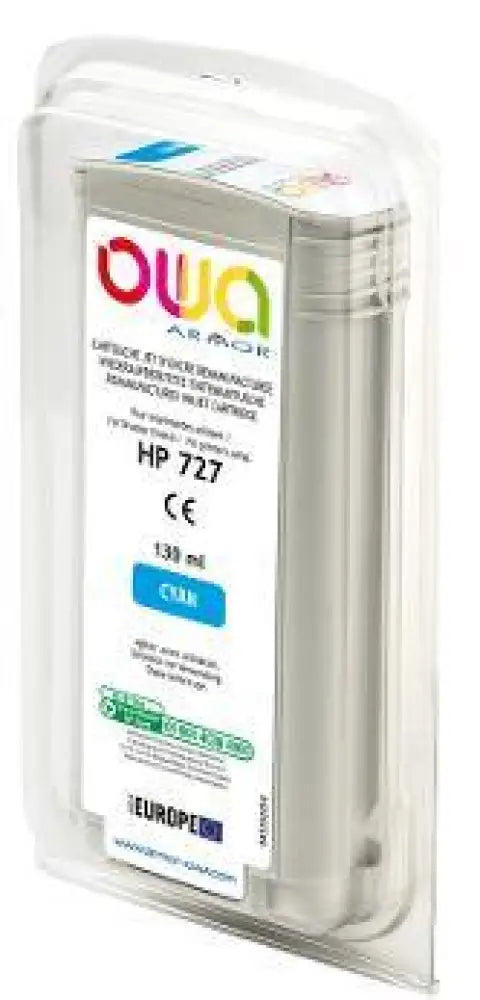 HP 727 - Cartouche compatible - Cyan - Jet d’encre remanufacturé OWA