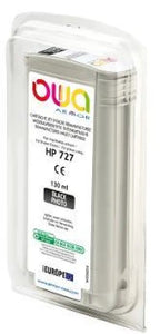 HP 727 - Cartouche compatible - Noir Photo - Jet d’encre remanufacturé OWA