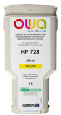 HP 728 - Cartouche compatible - Jaune - Jet d’encre remanufacturé OWA