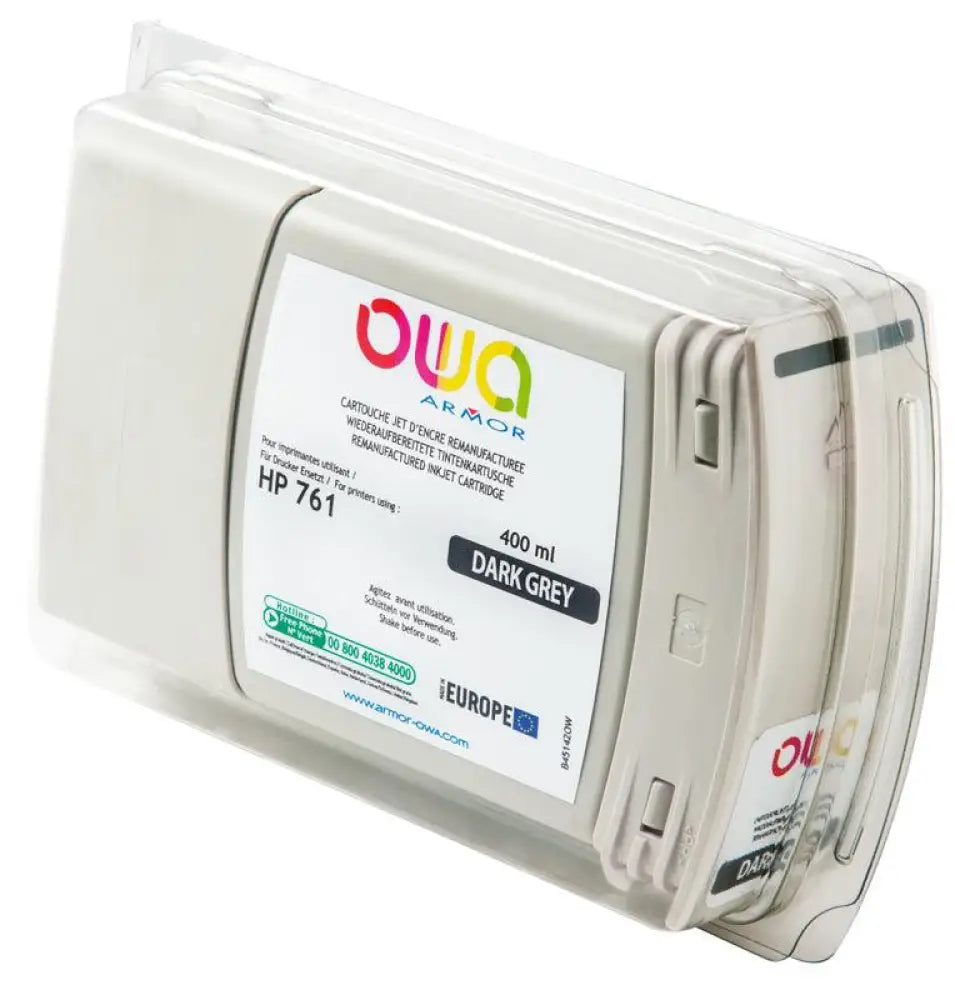 HP 761 - Cartouche compatible - Gris Foncé - Jet d’encre remanufacturé OWA
