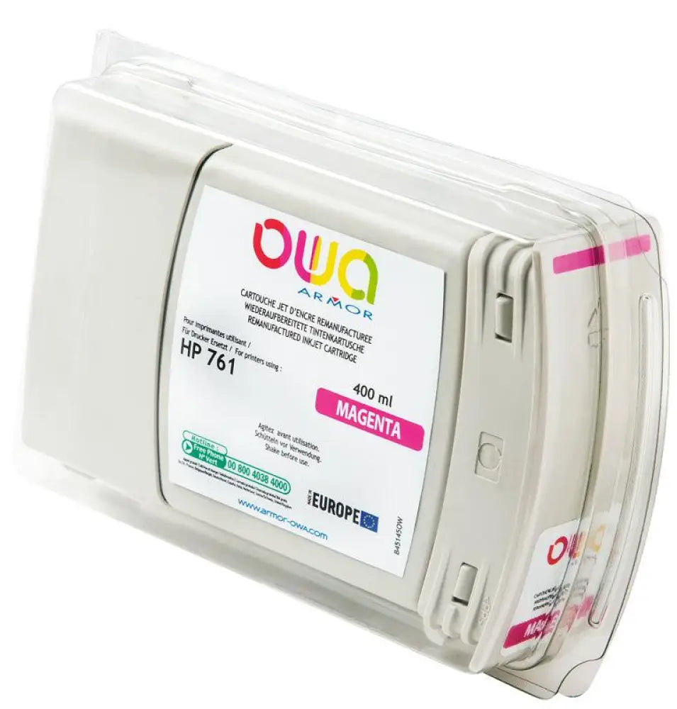 HP 761 - Cartouche compatible - Magenta - Jet d’encre remanufacturé OWA