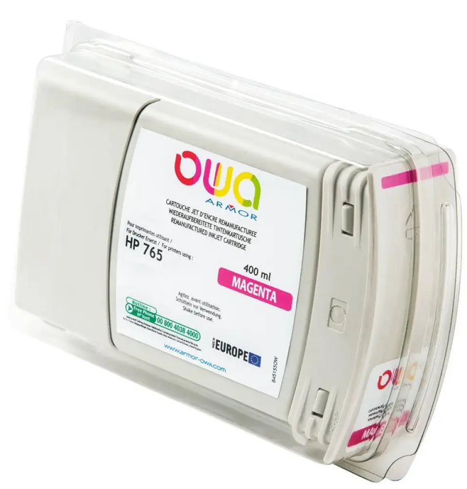 HP 765 - Cartouche compatible - Magenta - Jet d’encre remanufacturé OWA