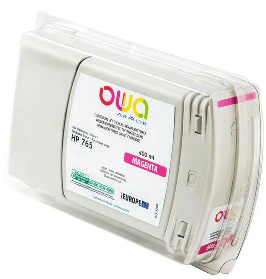 HP 765 - Cartouche compatible - Magenta - Jet d’encre remanufacturé OWA