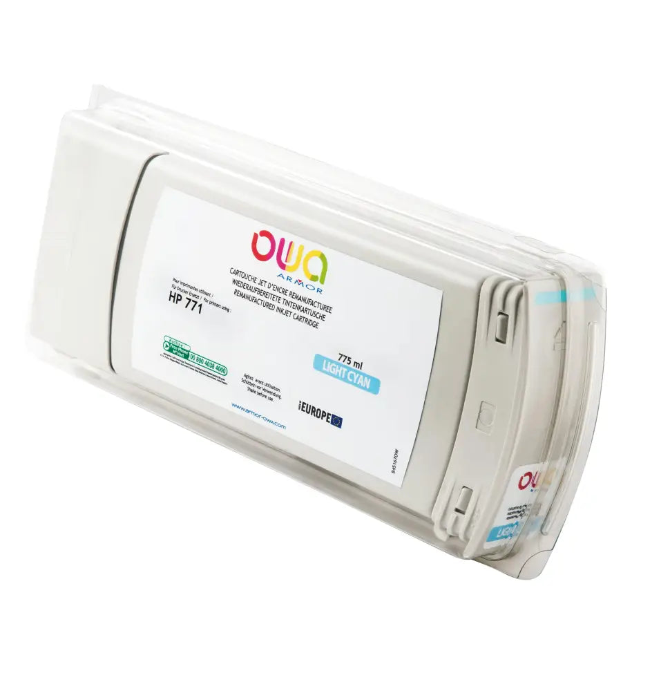 HP 771 - Cartouche compatible - Cyan Clair - Jet d’encre remanufacturé OWA