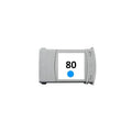 HP 80 Cartouche Cyan compatible équivalent à C4872A