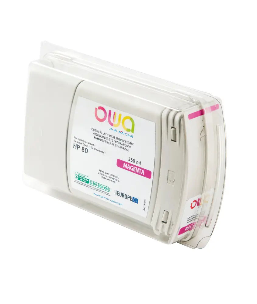 HP 80 - Cartouche compatible - Magenta - Jet d’encre remanufacturé OWA