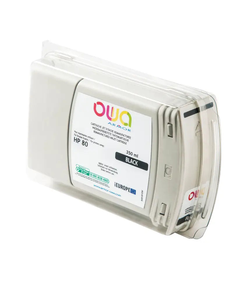 HP 80 - Cartouche compatible - Noir - Jet d’encre remanufacturé OWA