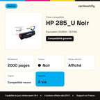HP 285_U Toner Noir compatible équivalent à CE285A, CE278A, CB435A · Switch : caractéristiques
