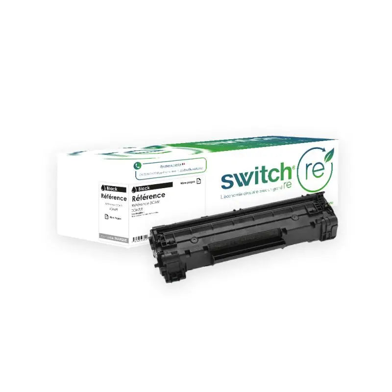 HP 85A Toner Noir remanufacturé équivalent à CE285A · Switch RE