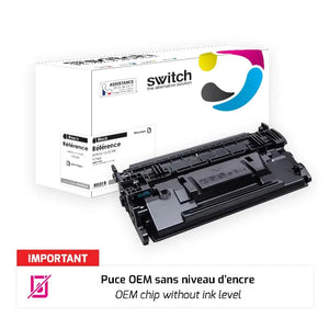 HP 89A Toner Noir compatible puce OEM équivalent à CF289A · Switch
