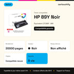 HP 89Y Toner Noir compatible puce OEM équivalent à CF289Y · Switch : caractéristiques