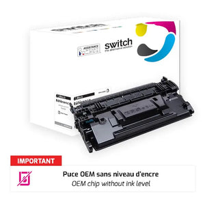 HP 89Y Toner Noir compatible puce OEM équivalent à CF289Y · Switch