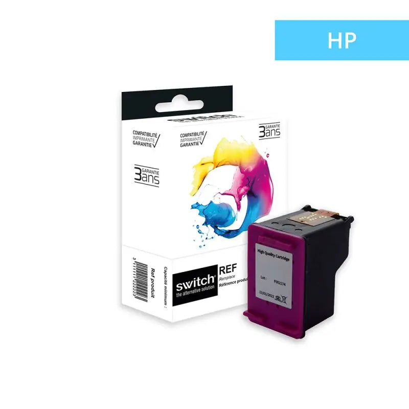 HP 901XL Cartouche Tricolore remanufacturé équivalent à CC656AE · Switch