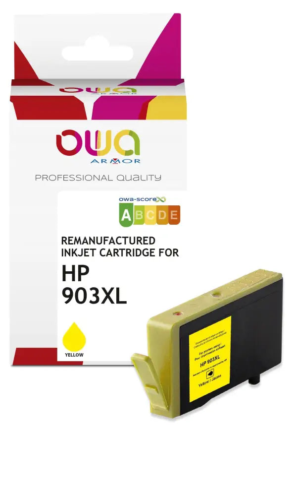 HP 903XL - Cartouche compatible - haute capacité - Jaune - Jet d’encre remanufacturé OWA