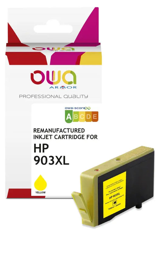 HP 903XL - Cartouche compatible - haute capacité - Jaune - Jet d’encre remanufacturé OWA