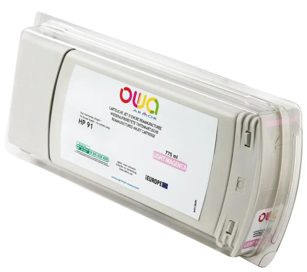HP 91 - Cartouche compatible - Magenta Clair - Jet d’encre remanufacturé OWA