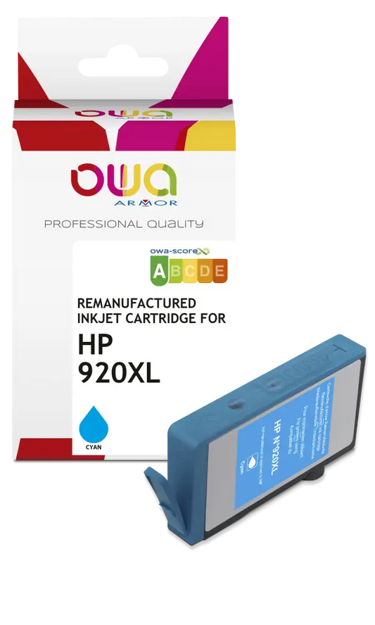 HP 920XL - Cartouche compatible - haute capacité - Cyan - Jet d’encre remanufacturé OWA