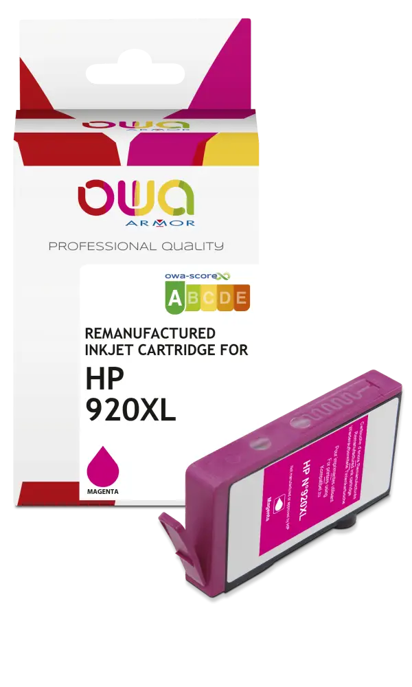 HP 920XL - Cartouche compatible - haute capacité - Magenta - Jet d’encre remanufacturé OWA