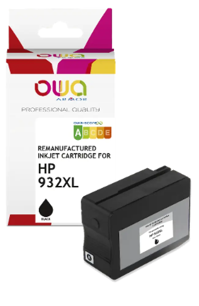 HP 932XL - Cartouche compatible - haute capacité - Noir - Jet d’encre remanufacturé OWA
