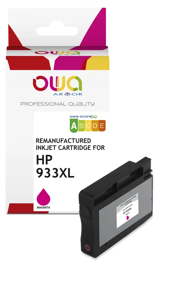 HP 933XL - Cartouche compatible - haute capacité - Magenta - Jet d’encre remanufacturé OWA