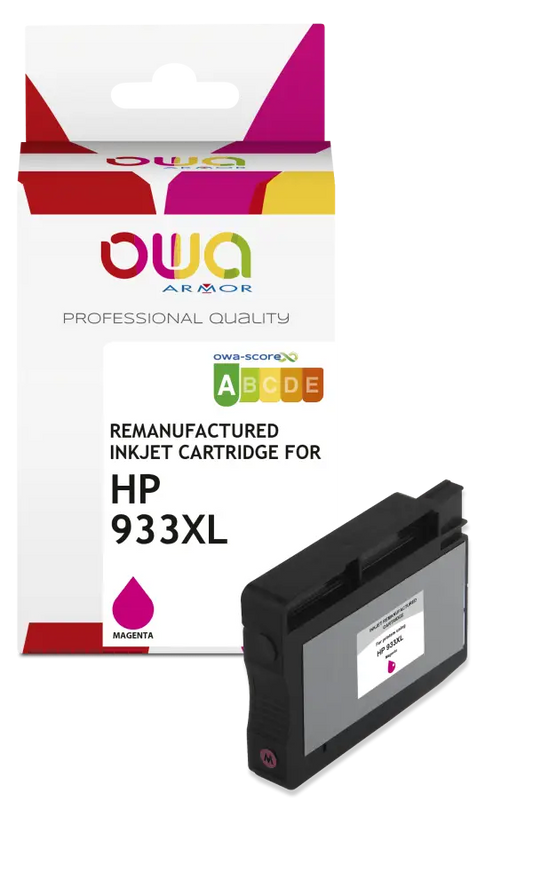 HP 933XL - Cartouche compatible - haute capacité - Magenta - Jet d’encre remanufacturé OWA