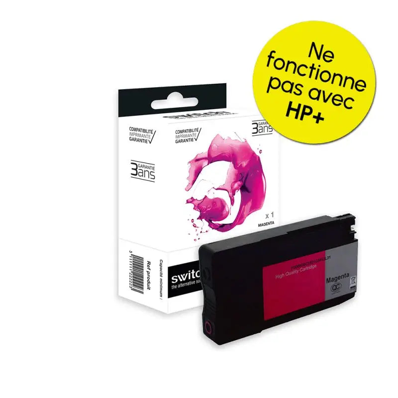 HP 937e Cartouche Magenta compatible équivalent à 4S6W7NE