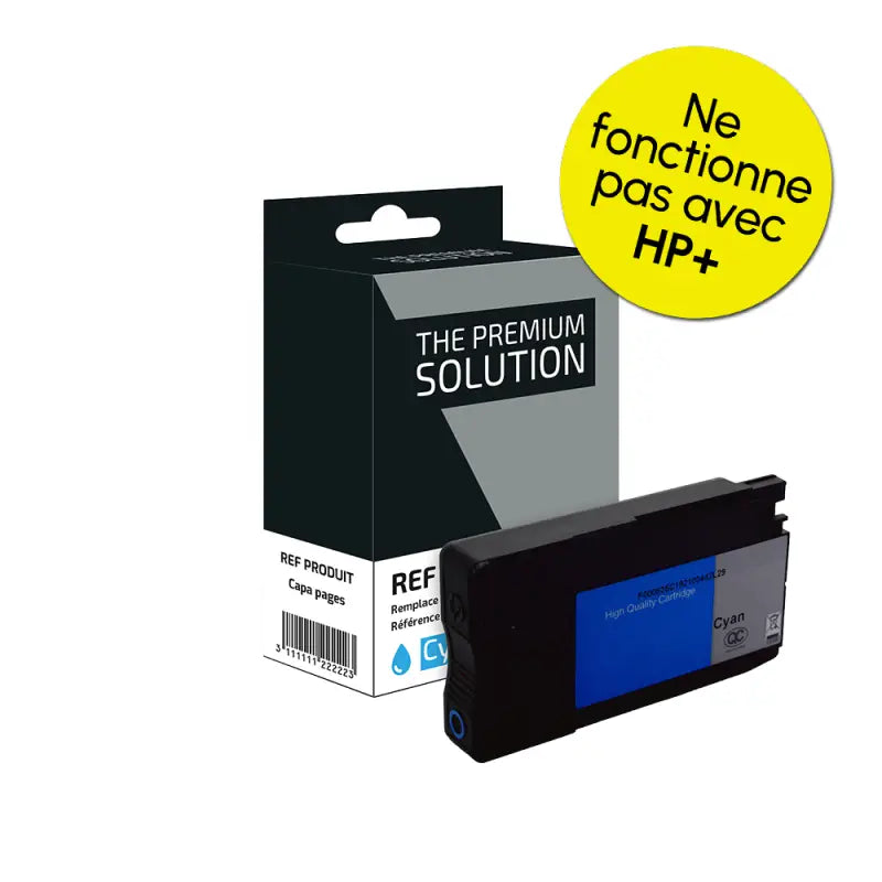 hp 937e, Cartouche Réservoir Cyan compatible - Jet d’encre The Premium Solution