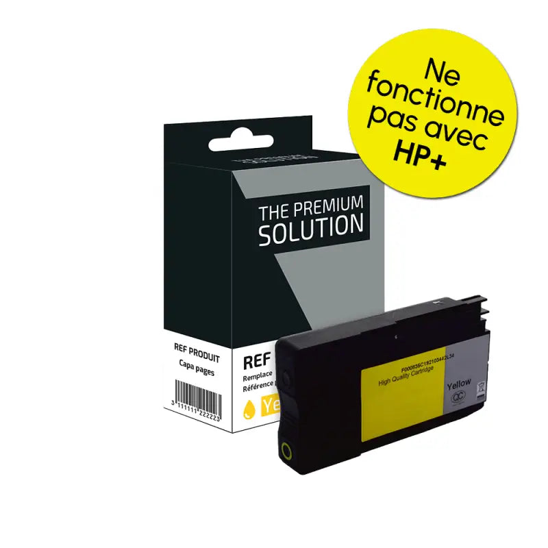 hp 937e, Cartouche Réservoir Jaune compatible - Jet d’encre The Premium Solution