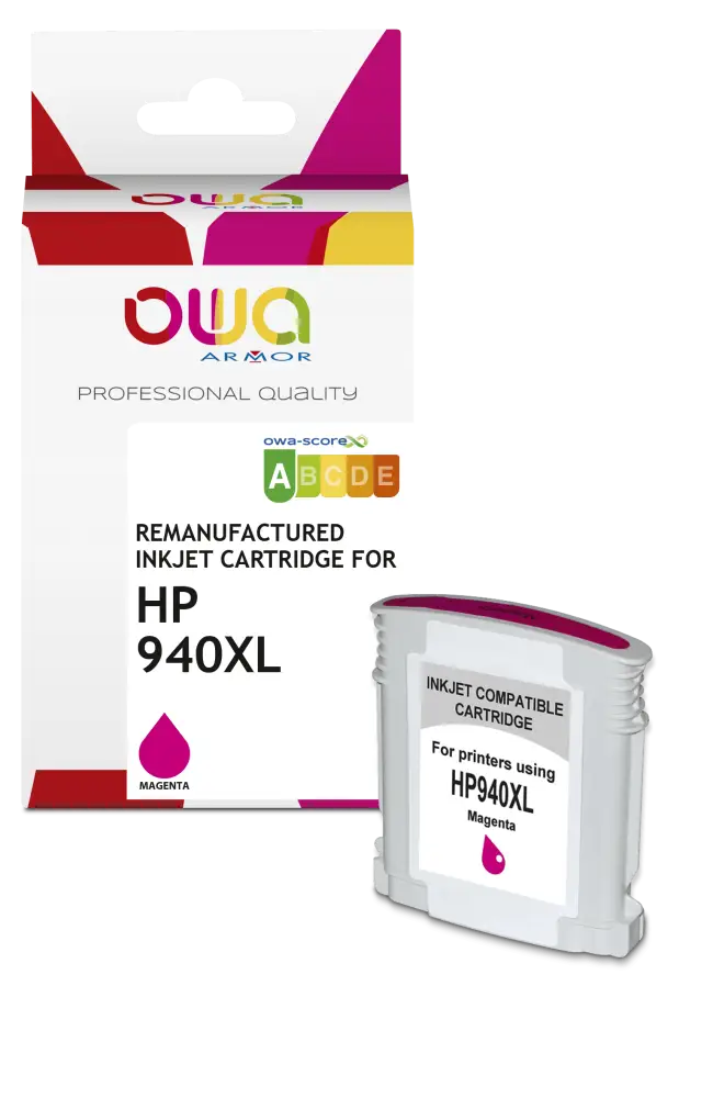 HP 940XL - Cartouche compatible - haute capacité - Magenta - Jet d’encre remanufacturé OWA
