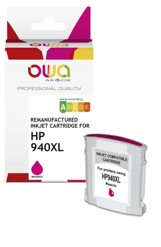 HP 940XL - Cartouche compatible - haute capacité - Magenta - Jet d’encre remanufacturé OWA