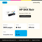 HP 94X Toner Noir compatible équivalent à CF294X · Switch : caractéristiques