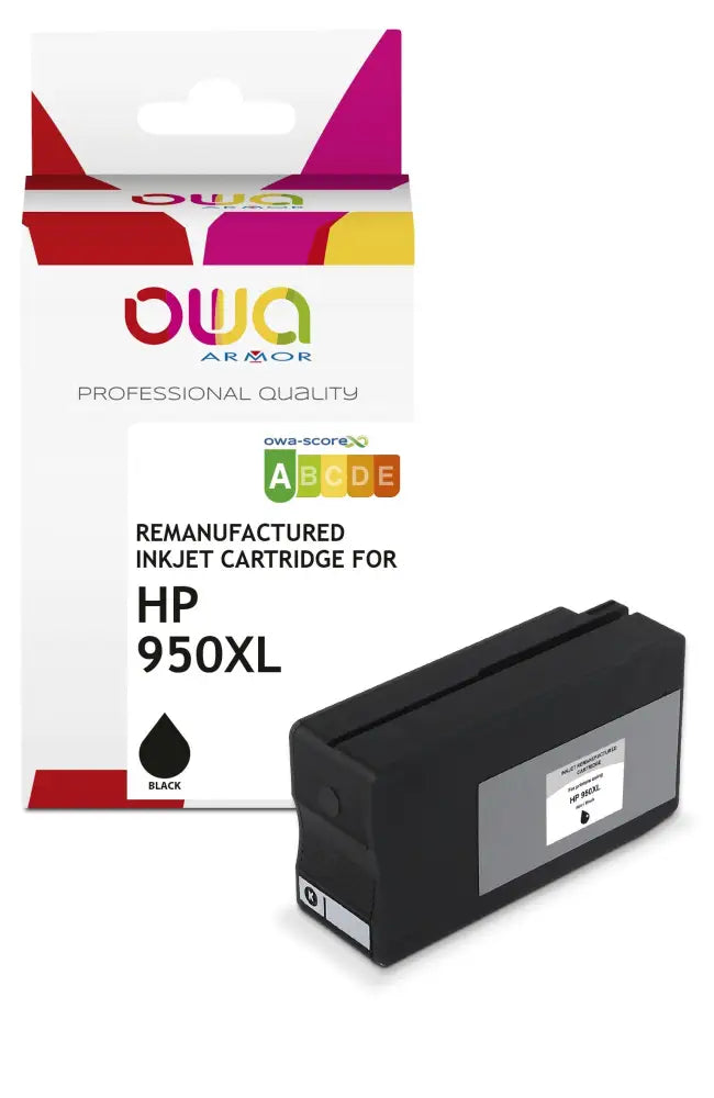 HP 950XL - Cartouche compatible - haute capacité - Noir - Jet d’encre remanufacturé OWA