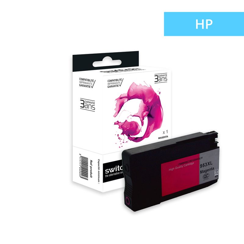 Cartouche Switch pour HP 953XL - F6U17AE Magenta