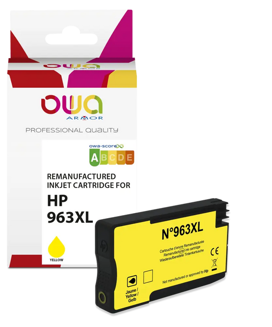HP 963XL - Cartouche compatible - haute capacité - Jaune - Jet d’encre remanufacturé OWA