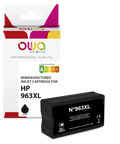 HP 963XL - Cartouche compatible - haute capacité - Noir - Jet d’encre remanufacturé OWA