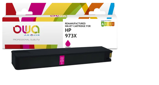 HP 973X - Cartouche compatible - Jaune - Jet d’encre remanufacturé OWA