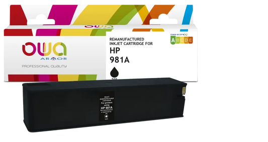 HP 981A - Cartouche compatible - Noir - Jet d’encre remanufacturé OWA