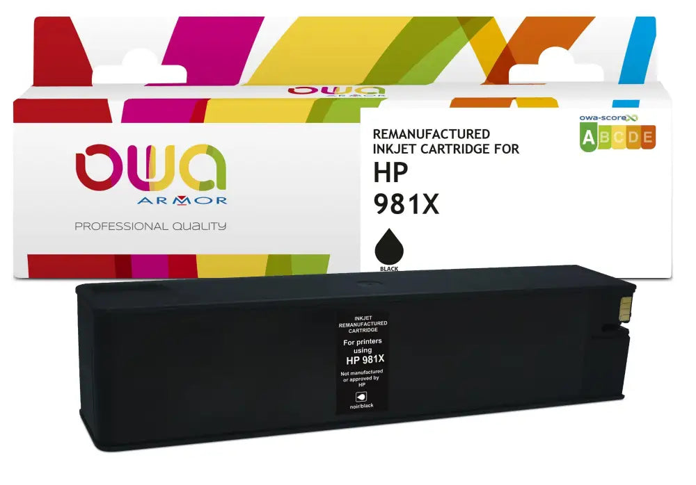 HP 981X - Cartouche compatible - haute capacité - Noir - Jet d’encre remanufacturé OWA