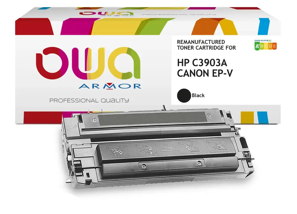 HP C3903A CANON EP-V - Cartouche laser compatible - Noir - Toner remanufacturé OWA