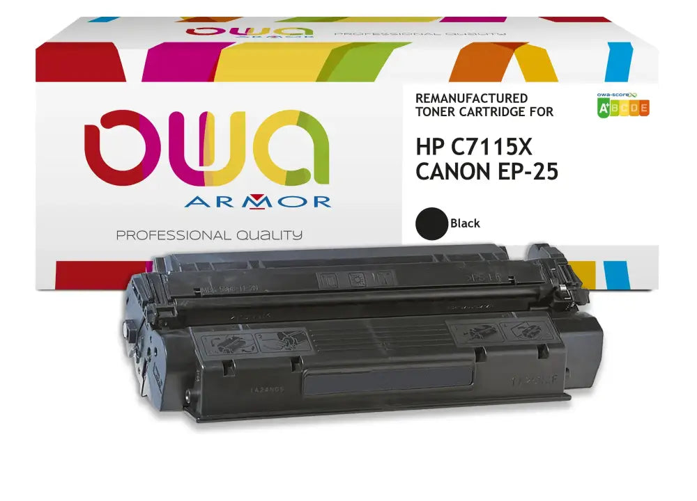 HP C7115X CANON EP-25 - Cartouche laser compatible - extra haute capacité - Noir - Toner remanufacturé OWA