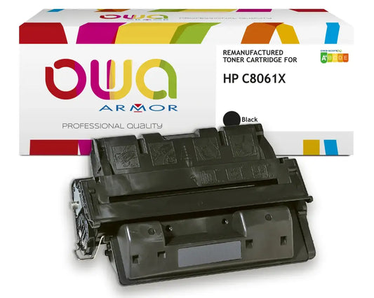 HP C8061X - Cartouche laser compatible - extra haute capacité - Noir - Toner remanufacturé OWA
