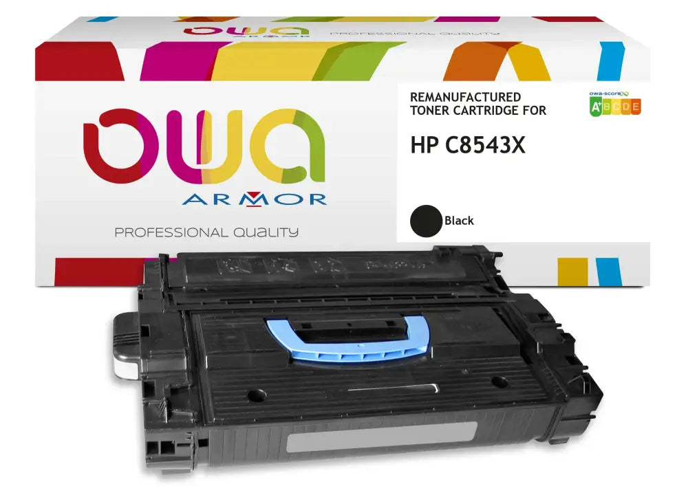 HP C8543X - Cartouche laser compatible - Noir - Toner remanufacturé OWA
