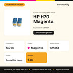 HP H70 Cartouche Magenta compatible équivalent à C9453A : caractéristiques