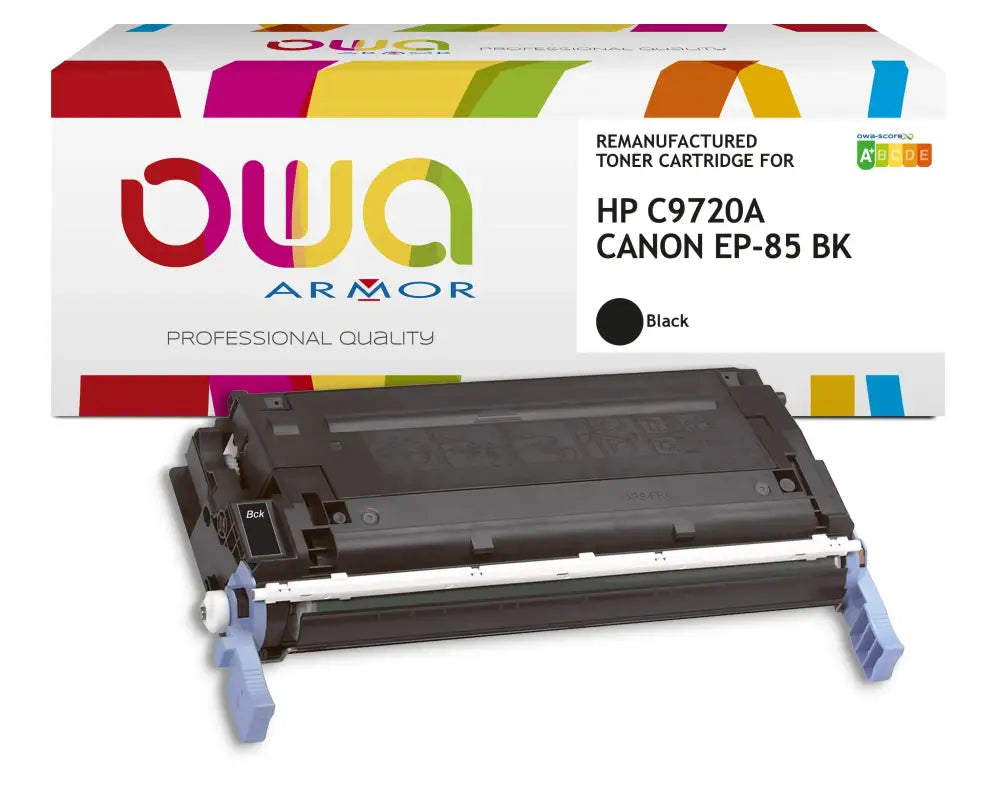 HP C9720A CANON EP-85 BK - Cartouche laser compatible - Noir - Toner remanufacturé OWA