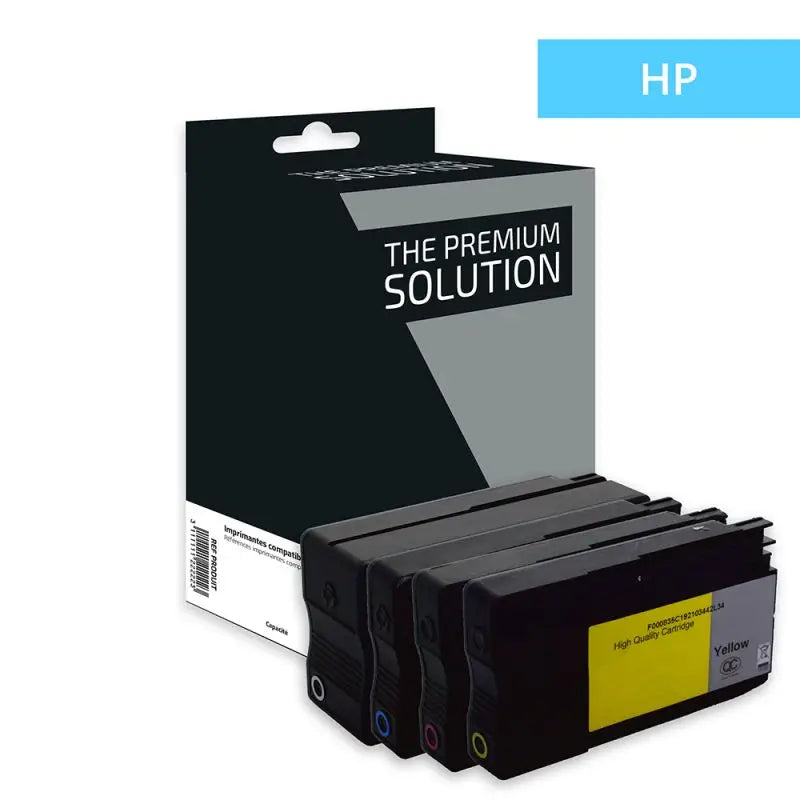 HP, Cartouche Pack 4 Couleurs 950XL / 951XL remanufacturé The Premium Solution