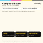 Imprimantes compatibles avec HP 642A Toner Jaune compatible équivalent à CB402A